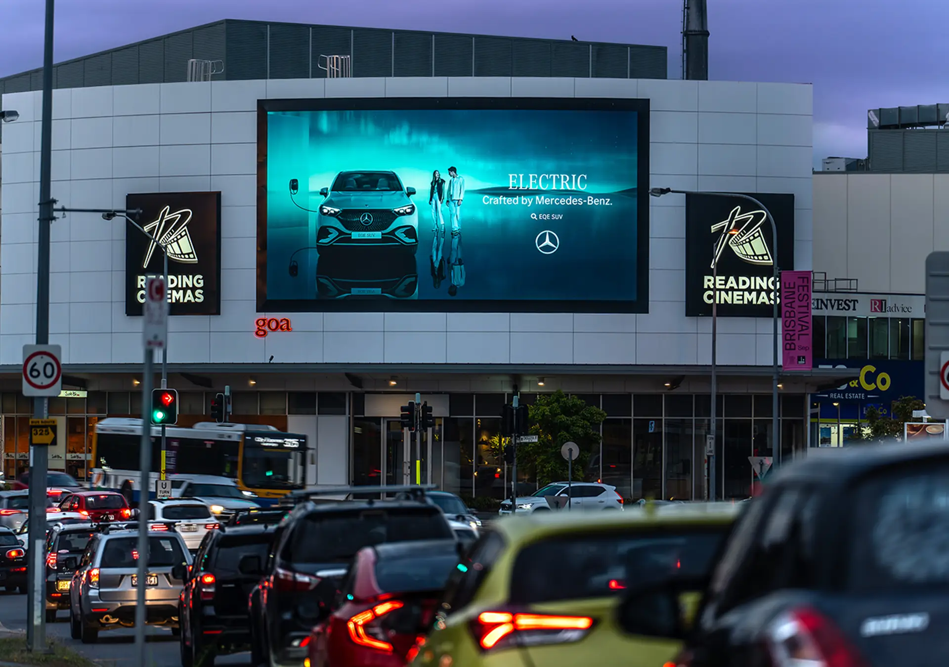 OOH advertising format capturing audience attention in regional Queensland